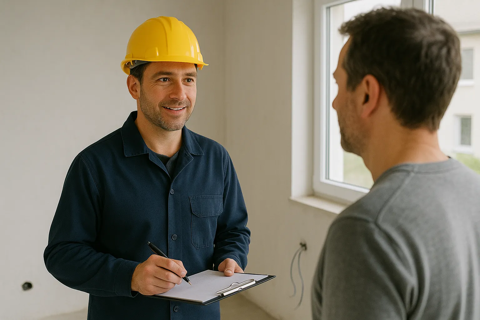 Sperber GmbH bespricht mit dem Kunden das Projekt